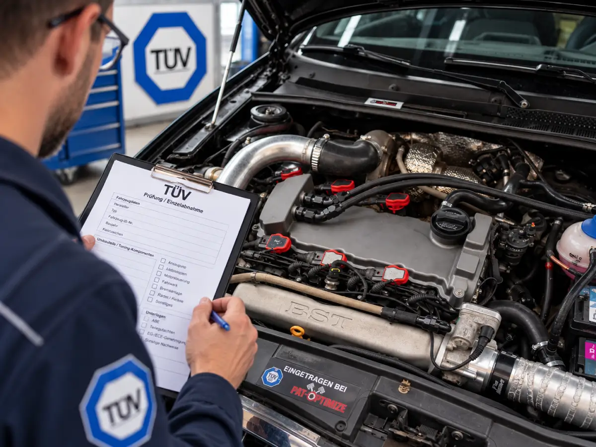 TÜV-EINTRAGUNGEN Einzelabnahme - PAT-OPTIMIZE